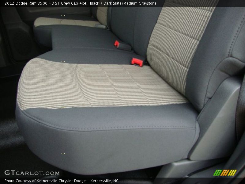 Black / Dark Slate/Medium Graystone 2012 Dodge Ram 3500 HD ST Crew Cab 4x4