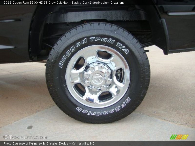 Black / Dark Slate/Medium Graystone 2012 Dodge Ram 3500 HD ST Crew Cab 4x4