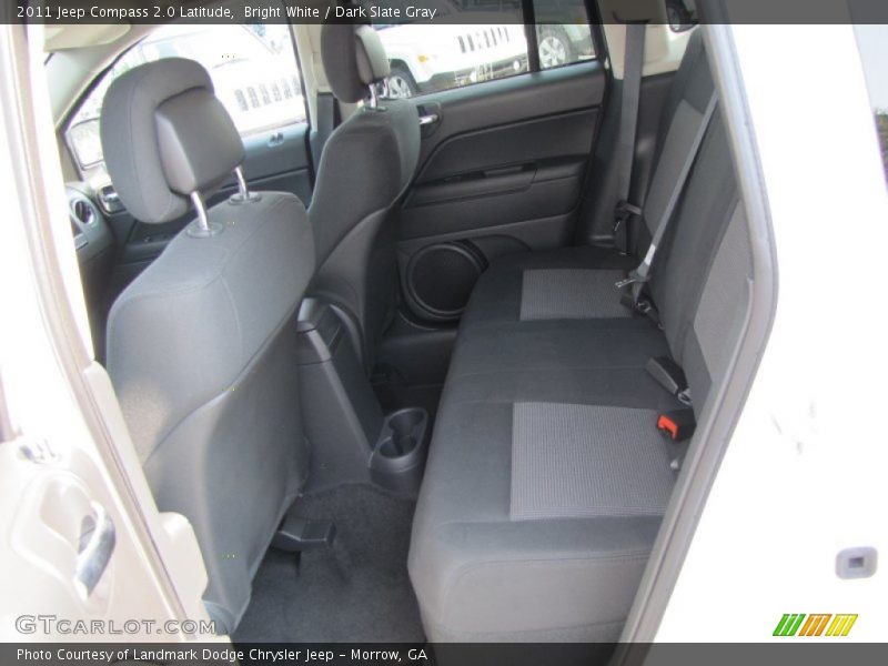 Bright White / Dark Slate Gray 2011 Jeep Compass 2.0 Latitude