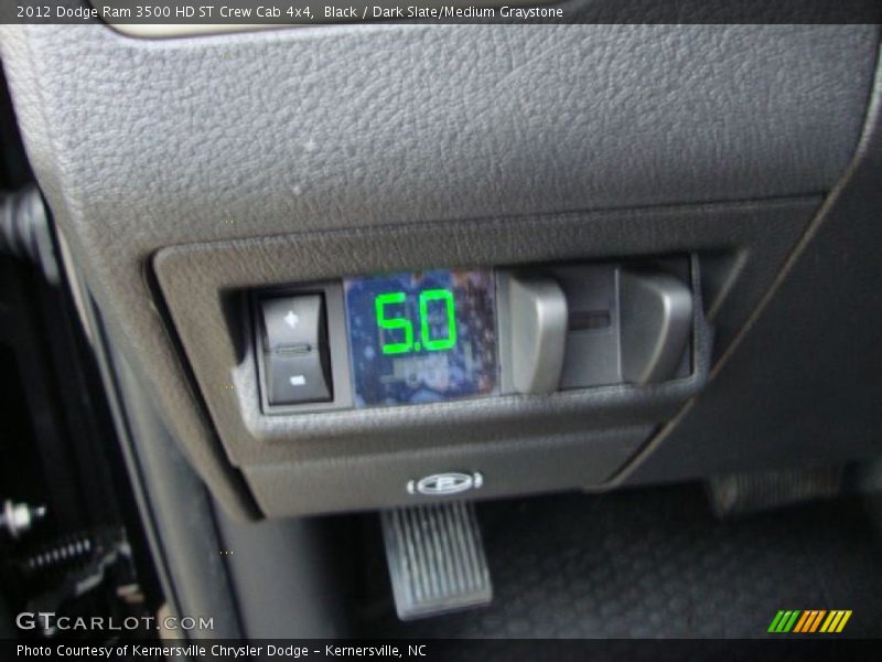 Black / Dark Slate/Medium Graystone 2012 Dodge Ram 3500 HD ST Crew Cab 4x4