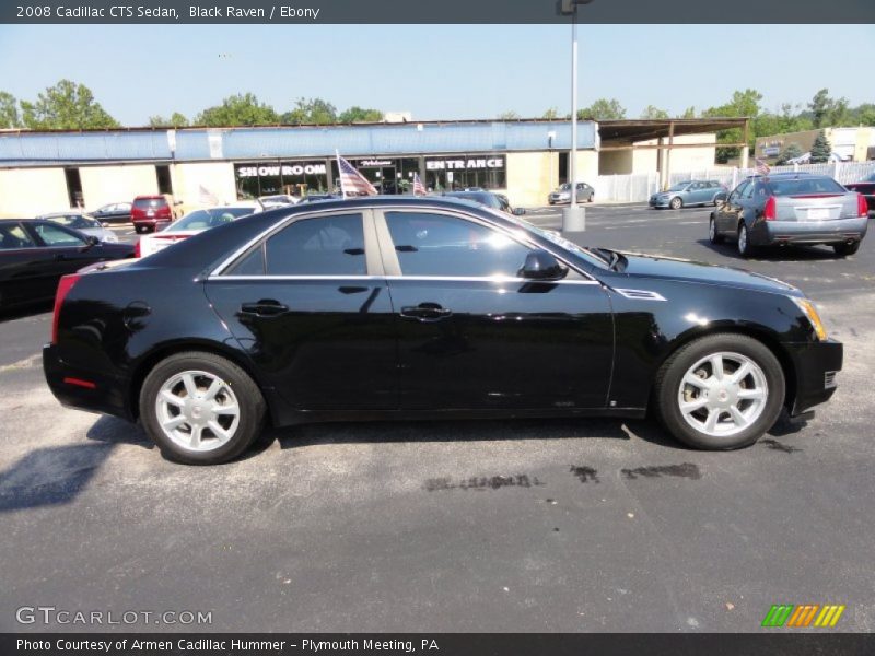 Black Raven / Ebony 2008 Cadillac CTS Sedan