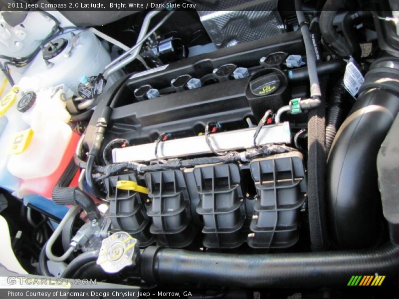 Bright White / Dark Slate Gray 2011 Jeep Compass 2.0 Latitude