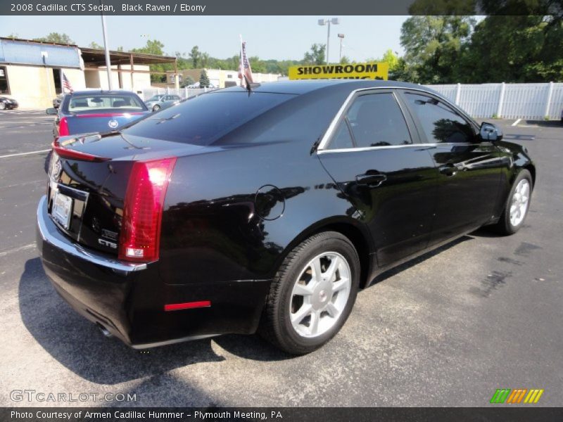 Black Raven / Ebony 2008 Cadillac CTS Sedan