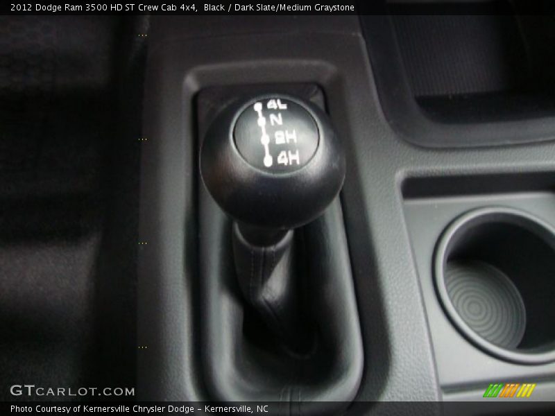 Black / Dark Slate/Medium Graystone 2012 Dodge Ram 3500 HD ST Crew Cab 4x4