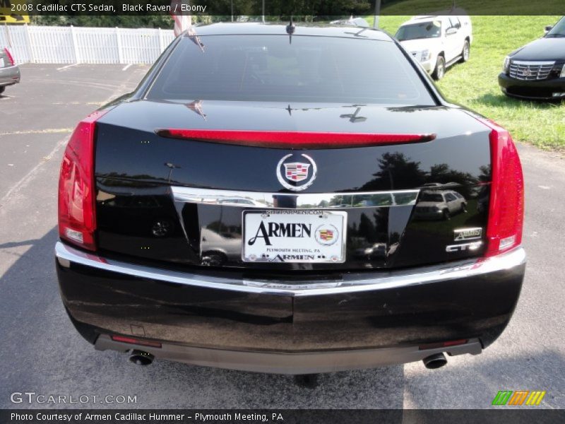 Black Raven / Ebony 2008 Cadillac CTS Sedan