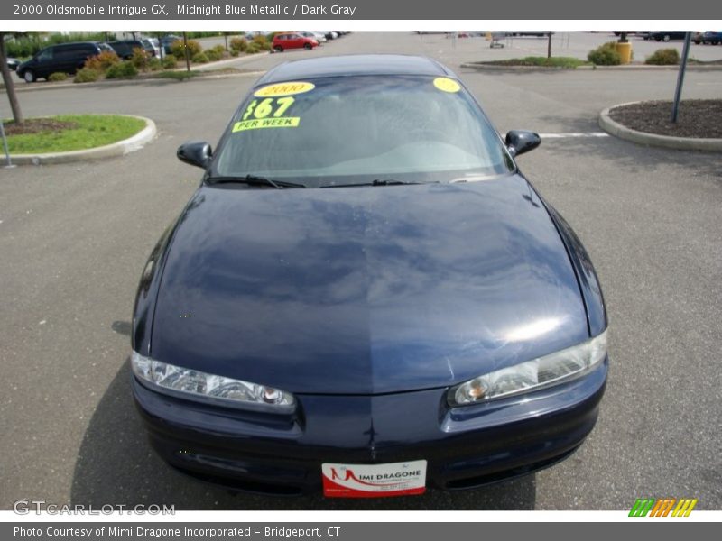 Midnight Blue Metallic / Dark Gray 2000 Oldsmobile Intrigue GX