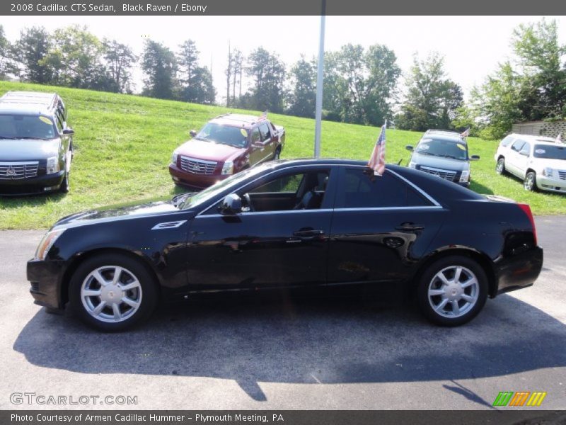 Black Raven / Ebony 2008 Cadillac CTS Sedan