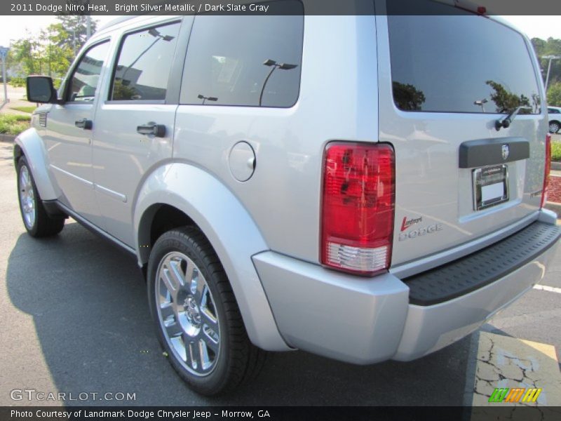 Bright Silver Metallic / Dark Slate Gray 2011 Dodge Nitro Heat