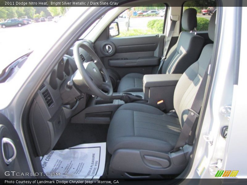 Bright Silver Metallic / Dark Slate Gray 2011 Dodge Nitro Heat