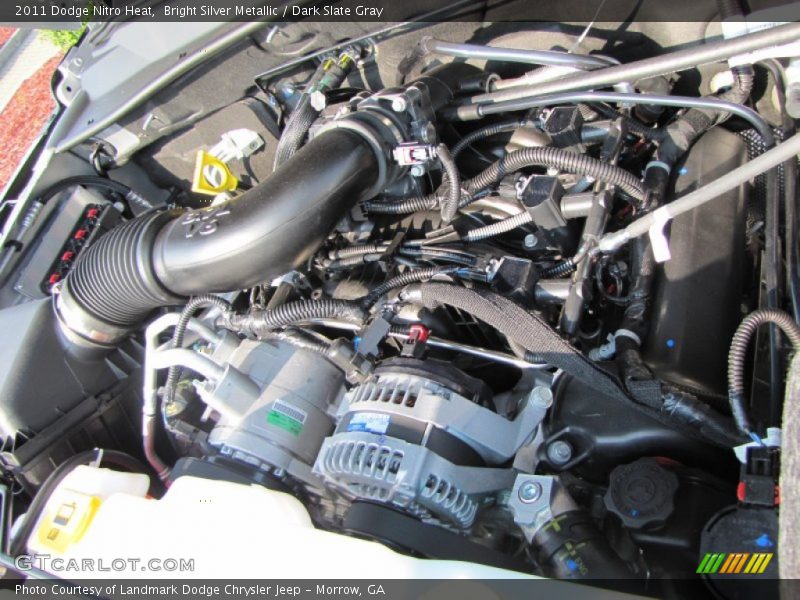 Bright Silver Metallic / Dark Slate Gray 2011 Dodge Nitro Heat