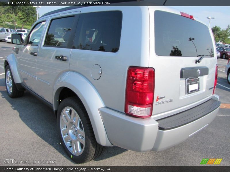 Bright Silver Metallic / Dark Slate Gray 2011 Dodge Nitro Heat