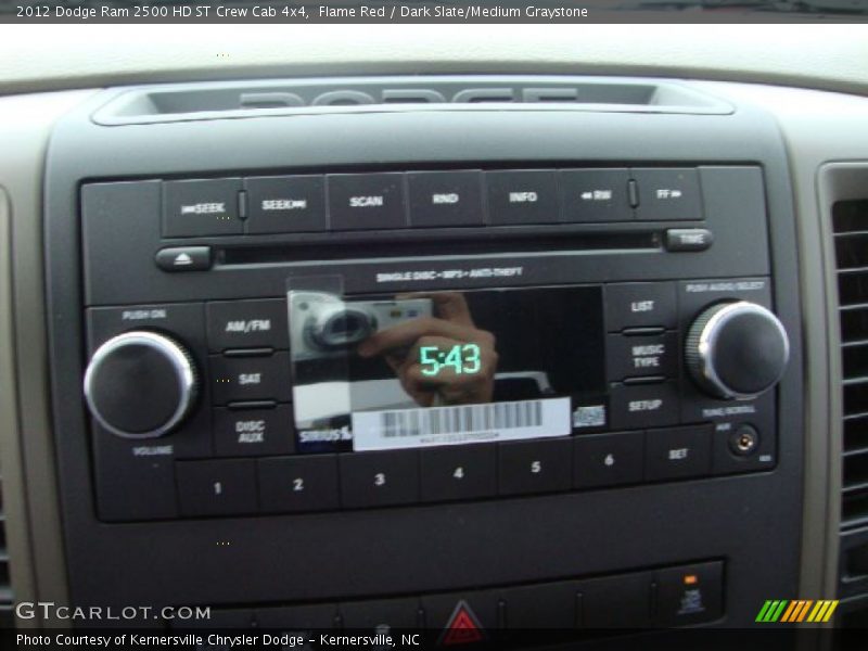 Flame Red / Dark Slate/Medium Graystone 2012 Dodge Ram 2500 HD ST Crew Cab 4x4