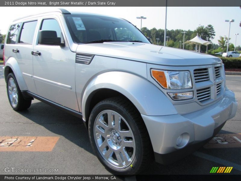 Bright Silver Metallic / Dark Slate Gray 2011 Dodge Nitro Heat