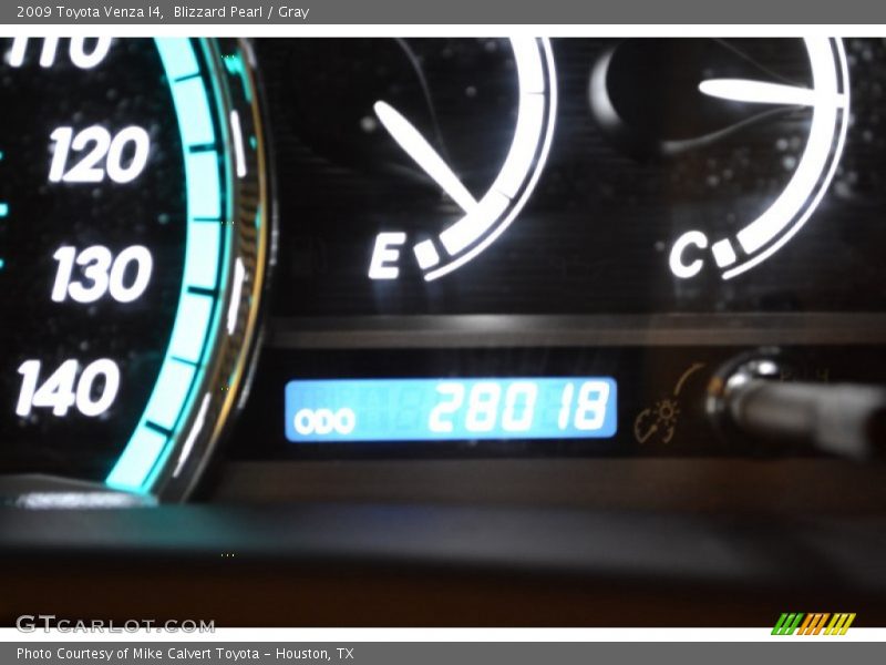 Blizzard Pearl / Gray 2009 Toyota Venza I4