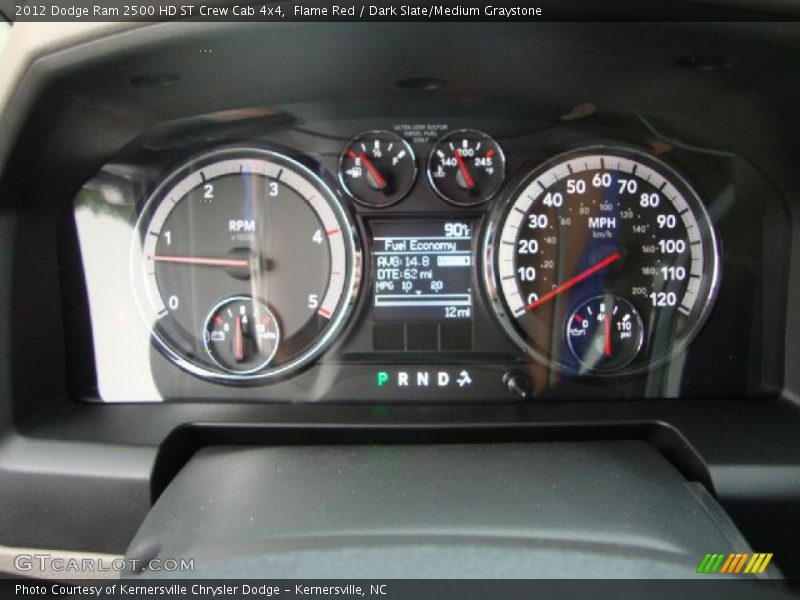 Flame Red / Dark Slate/Medium Graystone 2012 Dodge Ram 2500 HD ST Crew Cab 4x4