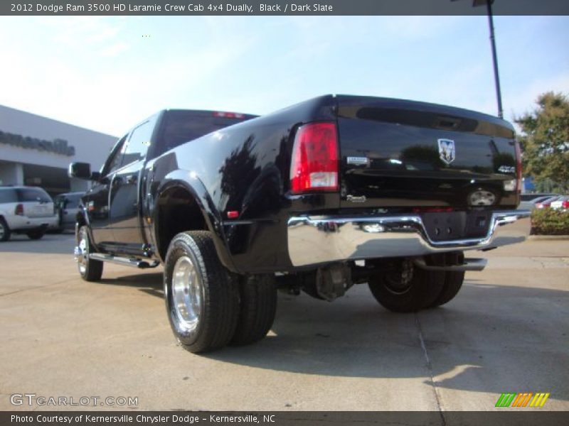 Black / Dark Slate 2012 Dodge Ram 3500 HD Laramie Crew Cab 4x4 Dually