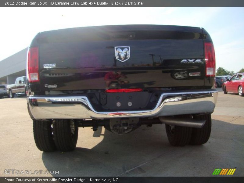 Black / Dark Slate 2012 Dodge Ram 3500 HD Laramie Crew Cab 4x4 Dually