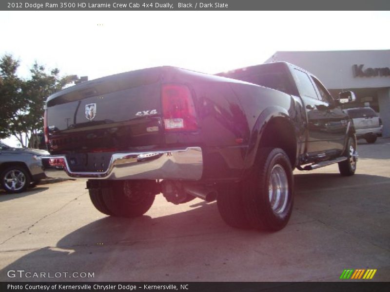 Black / Dark Slate 2012 Dodge Ram 3500 HD Laramie Crew Cab 4x4 Dually