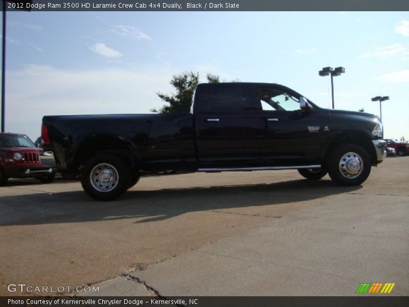 Black / Dark Slate 2012 Dodge Ram 3500 HD Laramie Crew Cab 4x4 Dually