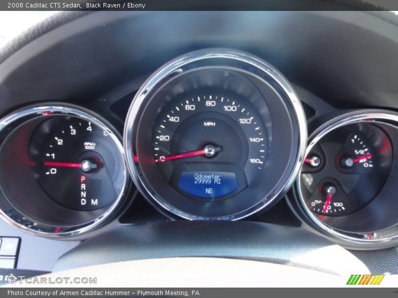 Black Raven / Ebony 2008 Cadillac CTS Sedan