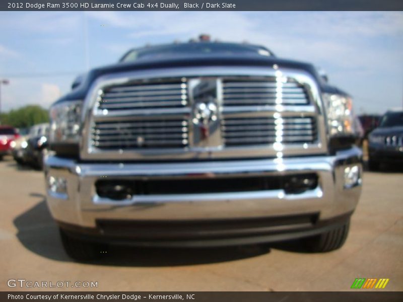 Black / Dark Slate 2012 Dodge Ram 3500 HD Laramie Crew Cab 4x4 Dually