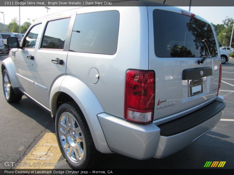 Bright Silver Metallic / Dark Slate Gray 2011 Dodge Nitro Heat