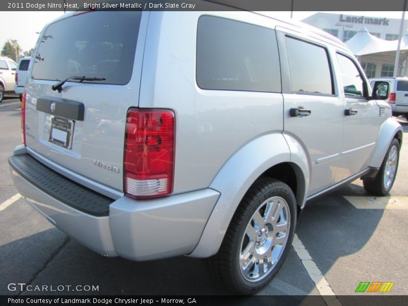 Bright Silver Metallic / Dark Slate Gray 2011 Dodge Nitro Heat