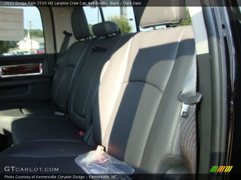 Black / Dark Slate 2012 Dodge Ram 3500 HD Laramie Crew Cab 4x4 Dually
