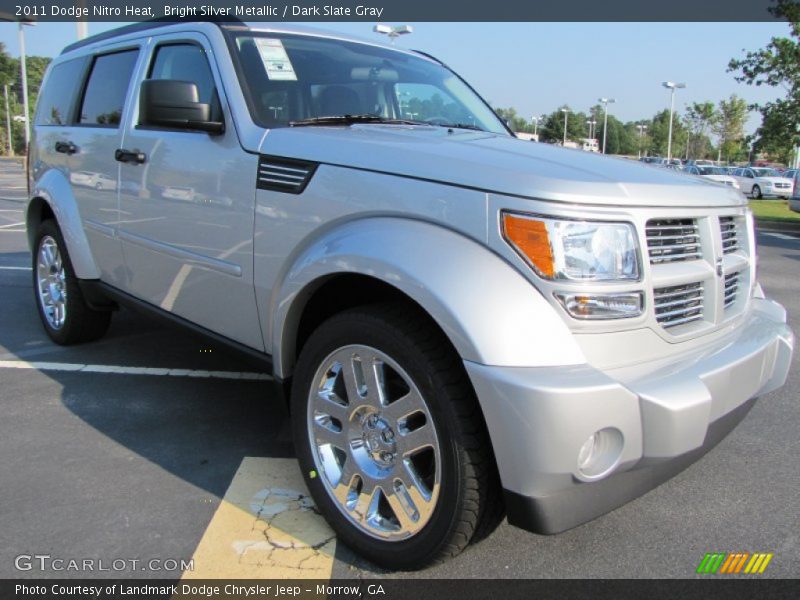 Bright Silver Metallic / Dark Slate Gray 2011 Dodge Nitro Heat