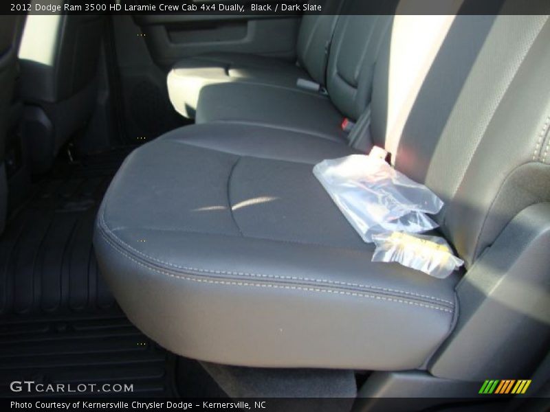 Black / Dark Slate 2012 Dodge Ram 3500 HD Laramie Crew Cab 4x4 Dually