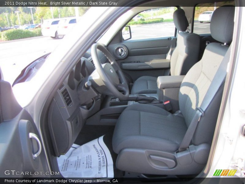 Bright Silver Metallic / Dark Slate Gray 2011 Dodge Nitro Heat