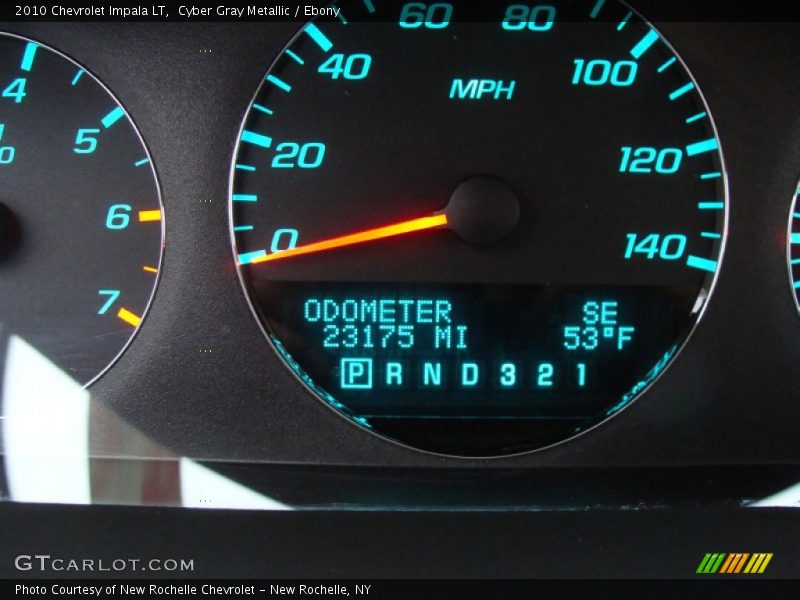 Cyber Gray Metallic / Ebony 2010 Chevrolet Impala LT