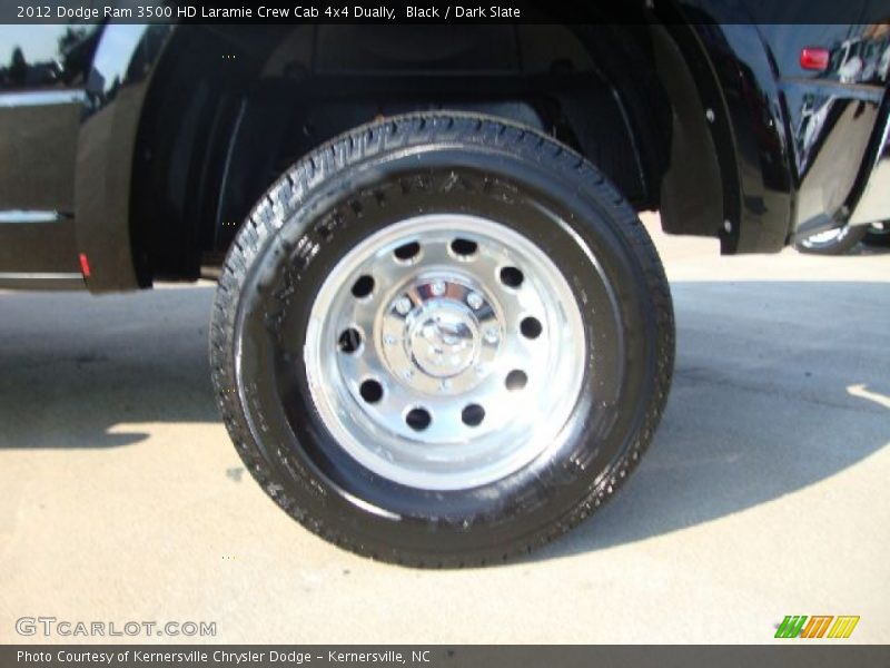 Black / Dark Slate 2012 Dodge Ram 3500 HD Laramie Crew Cab 4x4 Dually
