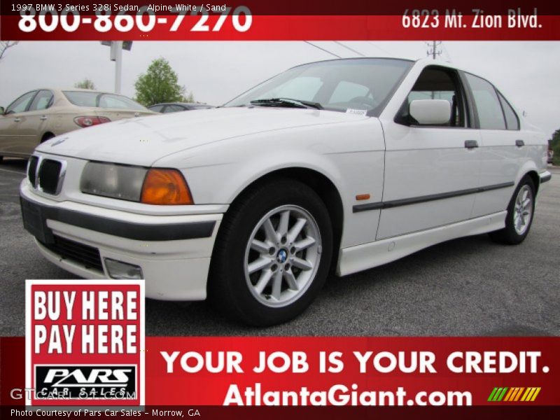 Alpine White / Sand 1997 BMW 3 Series 328i Sedan