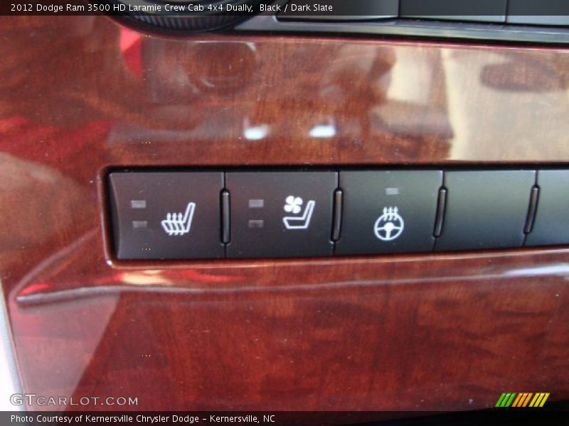 Black / Dark Slate 2012 Dodge Ram 3500 HD Laramie Crew Cab 4x4 Dually