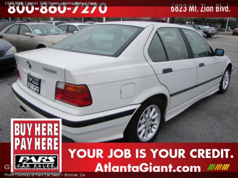 Alpine White / Sand 1997 BMW 3 Series 328i Sedan