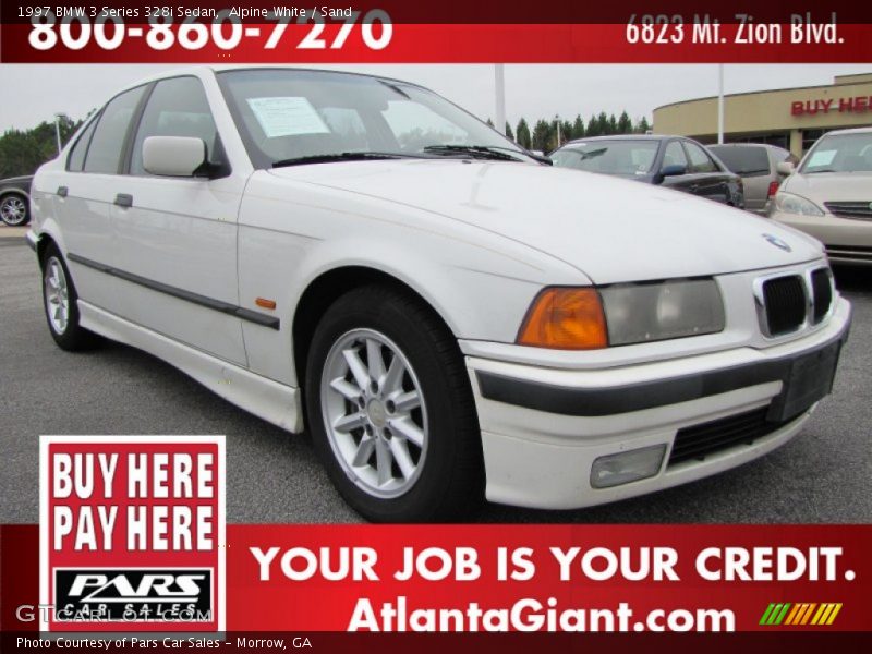 Alpine White / Sand 1997 BMW 3 Series 328i Sedan