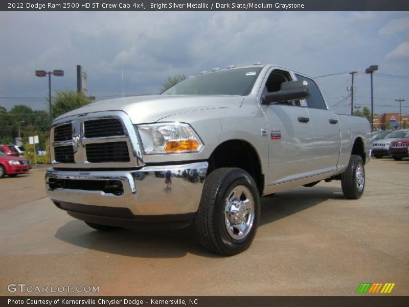 Bright Silver Metallic / Dark Slate/Medium Graystone 2012 Dodge Ram 2500 HD ST Crew Cab 4x4