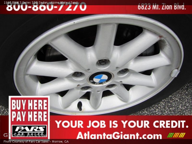 Alpine White / Sand 1997 BMW 3 Series 328i Sedan