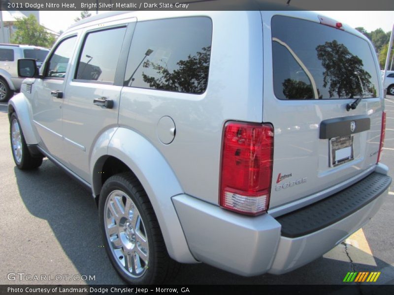 Bright Silver Metallic / Dark Slate Gray 2011 Dodge Nitro Heat