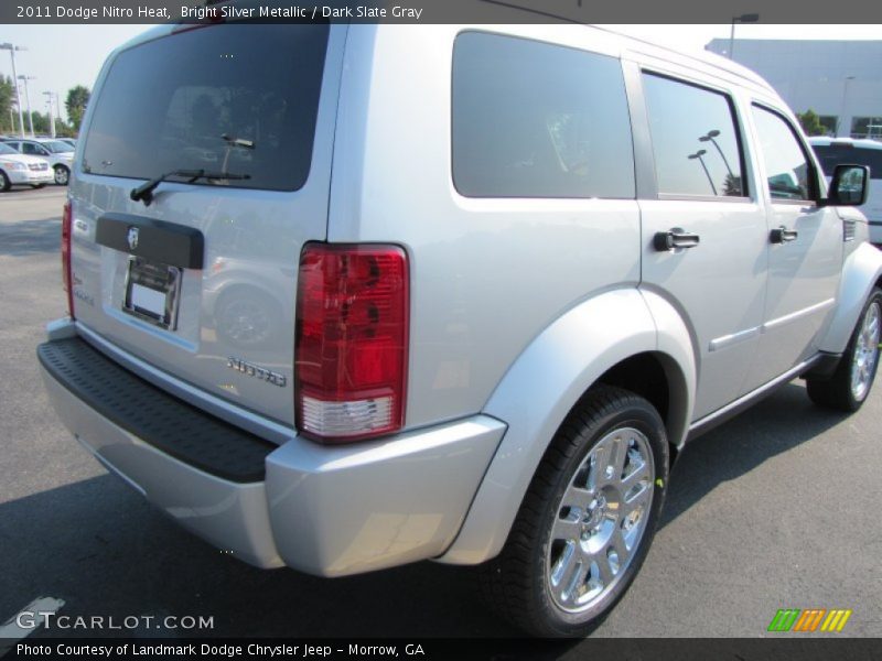 Bright Silver Metallic / Dark Slate Gray 2011 Dodge Nitro Heat
