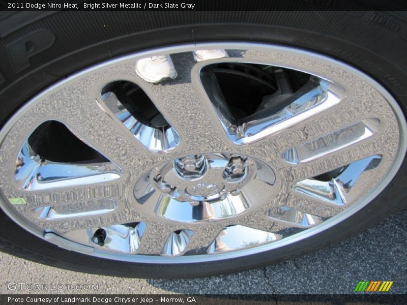Bright Silver Metallic / Dark Slate Gray 2011 Dodge Nitro Heat