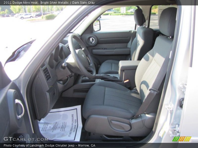 Bright Silver Metallic / Dark Slate Gray 2011 Dodge Nitro Heat