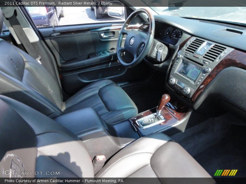 Radiant Silver Metallic / Ebony 2011 Cadillac DTS Premium