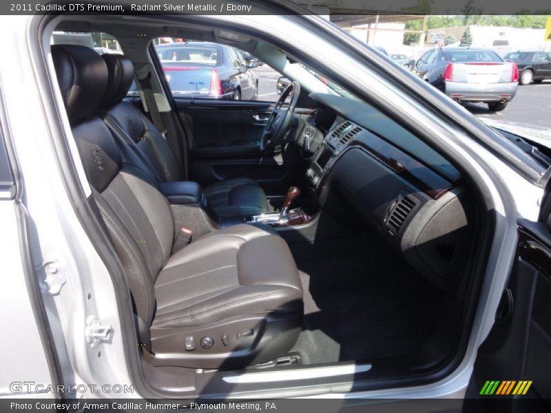 Radiant Silver Metallic / Ebony 2011 Cadillac DTS Premium