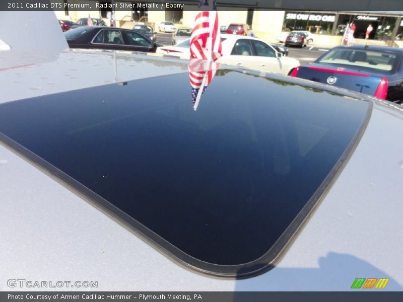 Radiant Silver Metallic / Ebony 2011 Cadillac DTS Premium
