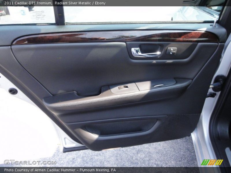 Radiant Silver Metallic / Ebony 2011 Cadillac DTS Premium
