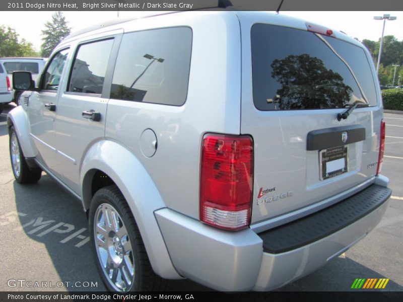 Bright Silver Metallic / Dark Slate Gray 2011 Dodge Nitro Heat