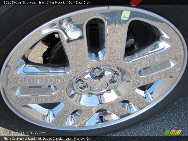 Bright Silver Metallic / Dark Slate Gray 2011 Dodge Nitro Heat