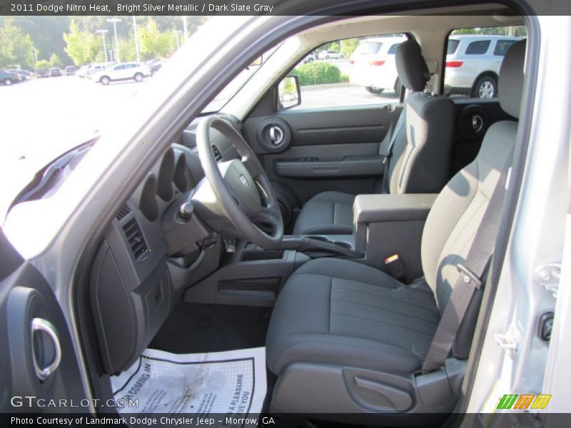 Bright Silver Metallic / Dark Slate Gray 2011 Dodge Nitro Heat
